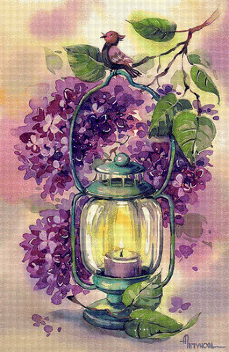 Фонарь. Худ. А.Петунова - предпросмотр