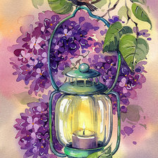 Фонарь. Худ. А.Петунова