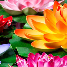 Схема вышивки «Лотос»