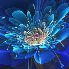 Схема вышивки «Небесные цветы»