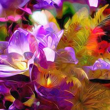 Схема вышивки «Крокусы»