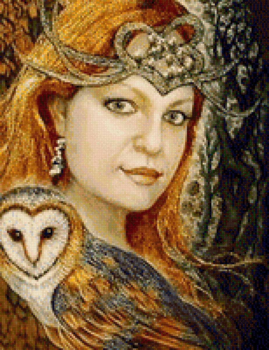 Берегиня - берегиня, образ, женщина, славянка, картина, красавица - предпросмотр