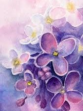 Схема вышивки «Сирень цветет»