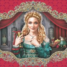 Схема вышивки «Лукреция Борджиа»