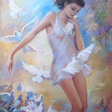 Схема вышивки «УТРО»