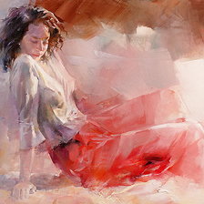 Схема вышивки «ДЕВУШКА»