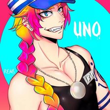 Схема вышивки «Uno»