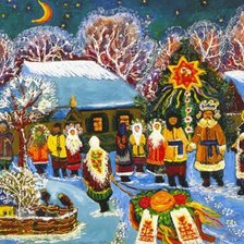 Схема вышивки «Рождество»