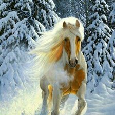 Схема вышивки «Конь»