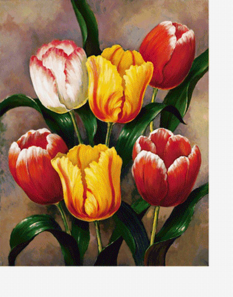 Натюрморт. - натюрморт, цветы, живопись. - предпросмотр