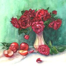 Схема вышивки «акварель»