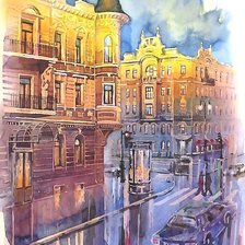 Схема вышивки «акварель»