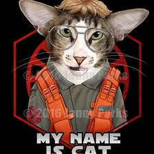 Схема вышивки «Коты-воины»