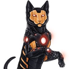 Схема вышивки «Коты-воины»