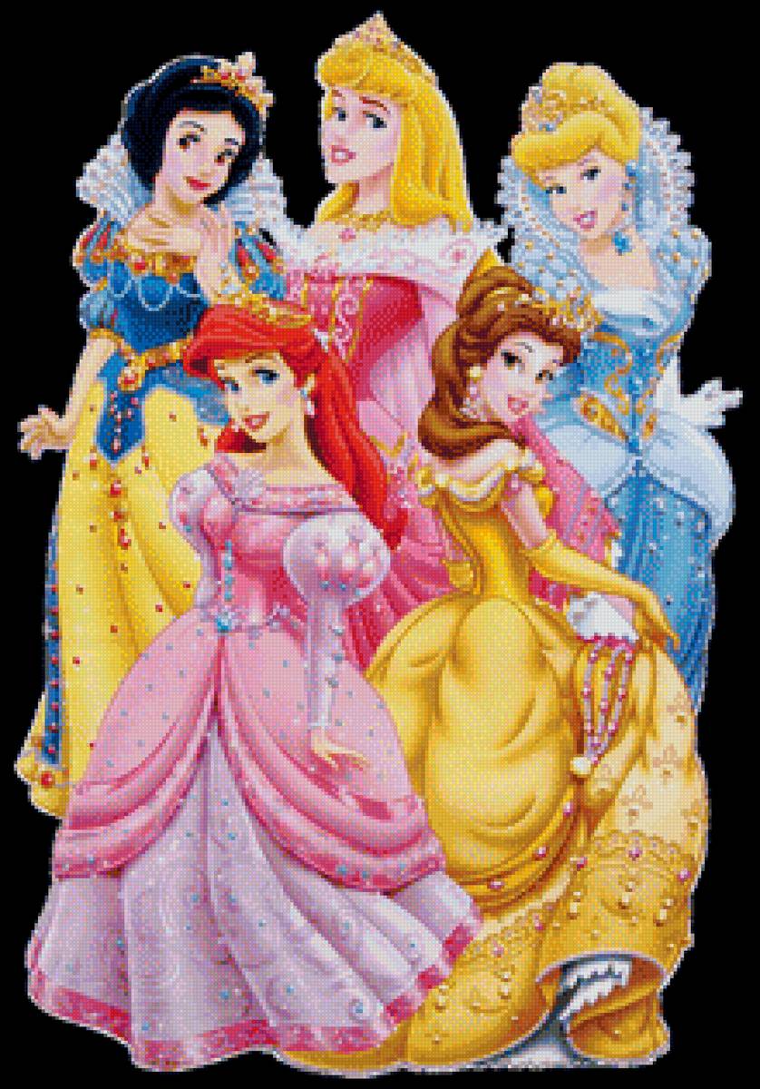 Принцессы - дисней - предпросмотр