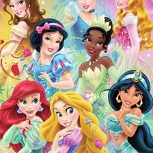 Схема вышивки «Принцессы»