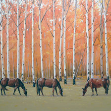 Средь берёз