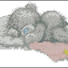 Схема вышивки «Тедди»