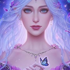 Схема вышивки «бабочки»