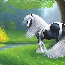 Схема вышивки «конь»