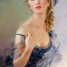 Схема вышивки «ДЕВУШКА»