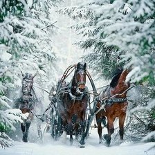 Схема вышивки «зима»