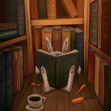 Схема вышивки «Чтение»