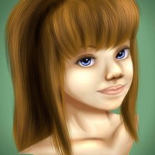 Схема вышивки «девочка»