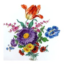 Схема вышивки «букет»