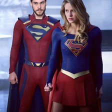 Схема вышивки «Supergirl»