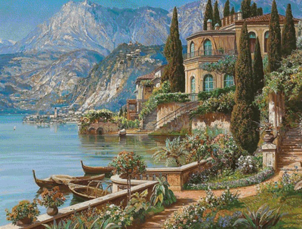 Вид на озеро Комо - предпросмотр