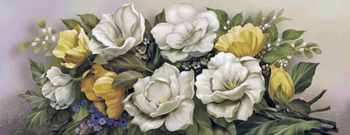 Панелька - цветы, розы - предпросмотр