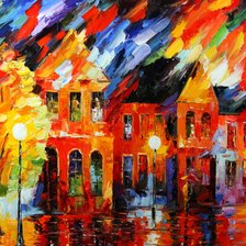 Схема вышивки «город»