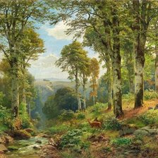 Схема вышивки «пейзаж»