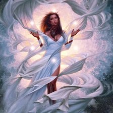 Схема вышивки «девушка»