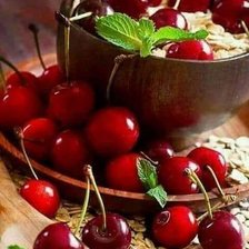 Схема вышивки «черешня»