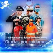 Схема вышивки «GRACIAS POR CUIDARNOS»