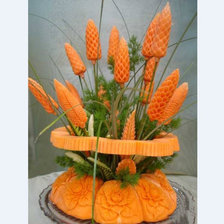 Схема вышивки «букет из моркови»