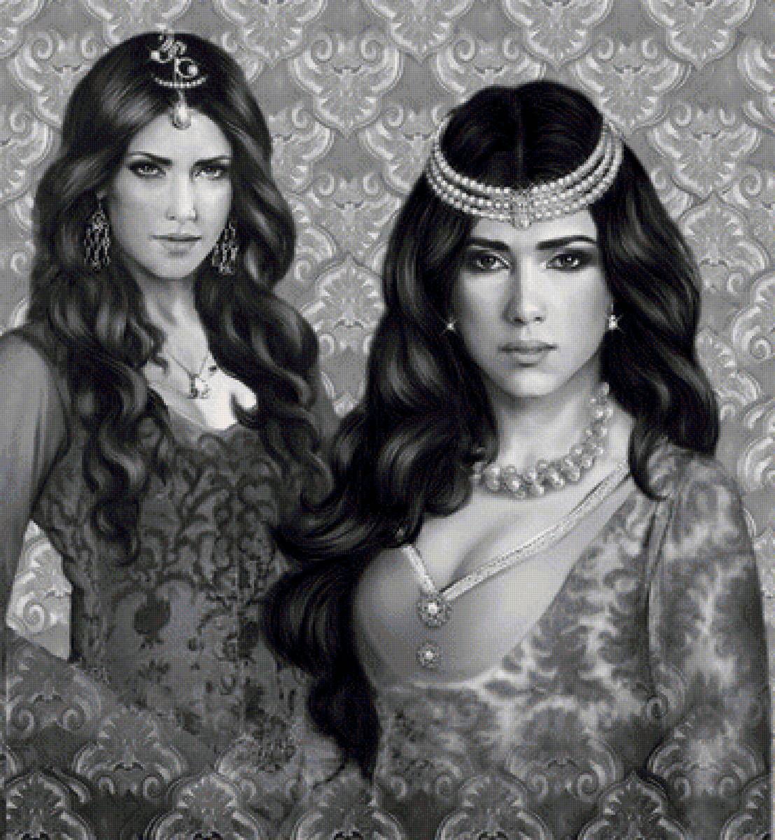 Гарем - девушка, женские образы - предпросмотр