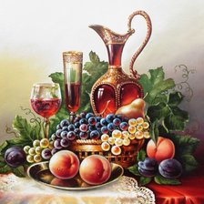 Схема вышивки «натюрморт1»