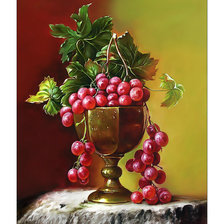 Схема вышивки «Натюрморт. Виноград.»