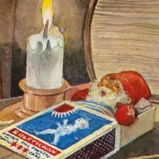 Схема вышивки «ГНОМИК СПИТ»