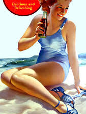 Схема вышивки «Купальщица»