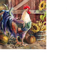 Схема вышивки «петух»