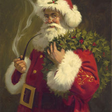 Схема вышивки «Санта Клаус»