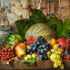 Схема вышивки «Натюрморт- пейзаж.»