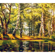 Схема вышивки «Пейзаж.»