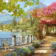 Схема вышивки «Побережье»