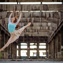 Схема вышивки «Балерина»