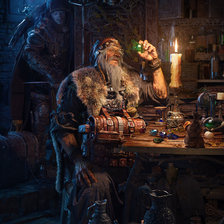 Схема вышивки «Сирота и ювелир»